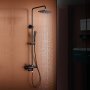 Душевая стойка WD-850 с термостатом, черная - фото 2