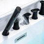 Смеситель на борт ванны черный FBB-60 - фото 3