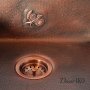 Медная мойка для кухни (квадратная) Koozee CW-36 - фото 2