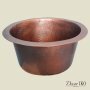 Медная мойка для кухни (круглая) Koozee CW-6 - фото 4