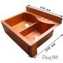 Двойная медная мойка для кухни CKD-36268-1 - фото 3