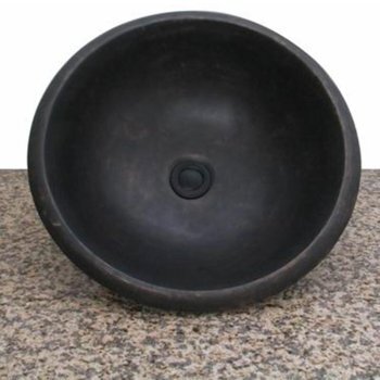 Раковина из бронзы BS-017-R-BL