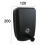 Дозатор для жидкого мыла RSD-2150 матовый черный - фото 2