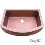 Медная мойка для кухни с фартуком KS-362510-1 - фото 4