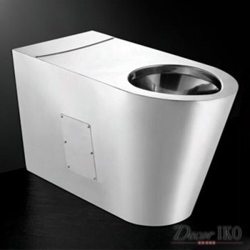 Унитаз из нержавеющей стали STT-207P-W
