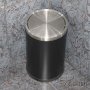 Черное ведро для мусора с крышкой BBK-58, 10 л - фото 2