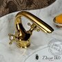 Золотой смеситель для раковин GF-176 - фото 3
