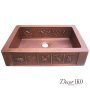 Медная мойка для кухни с фартуком KS-36258 - фото 2