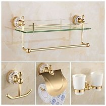Light Gold аксессуары для ванной комнаты