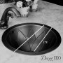 Врезная раковина для ванной бронзовая BS-Z80382 - фото 7