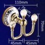 Двойной крючок для ванной комнаты GC-7 - фото 3