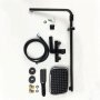 Душевая стойка WD-128 с тропическим душем, черная - фото 3