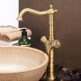 Смеситель для раковины FA-67 двухвентильный, с высоким изливом, бронзовый - фото 2