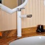 Смеситель для раковины WF-02 однорычажный, белый