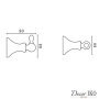 Крючок для ванной комнаты DN-1 - фото 4
