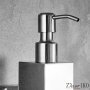 Дозатор для жидкого мыла настенный DIS-1001, хром - фото 3