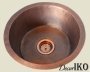 Медная мойка для кухни (круглая) Koozee CW-33 - фото 5