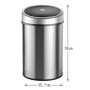 Мусорное ведро сенсорное SBT-41, 40 л - фото 4
