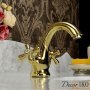 Золотой смеситель для раковин GF-179 - фото 2