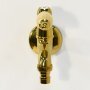 Комплект кранов для бани FKS-231KM-2 с мраморной ручкой, золотой - фото 3