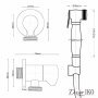 Гигиенический душ TSH-10, хром - фото 4