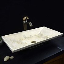 Раковины из травертина