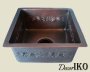 Медная мойка для кухни (квадратная) Koozee CW-28 - фото 5