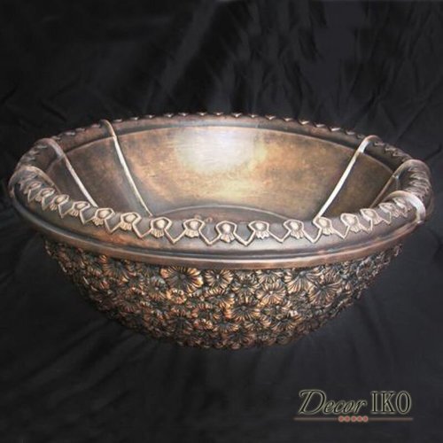 Раковина из бронзы BS-020-AG
