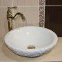 Раковина из мрамора SS-052C белая