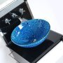 Круглая раковина из стекла RGS-005 - фото 4
