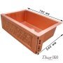 Медная мойка для кухни с фартуком KS-332310 - фото 3