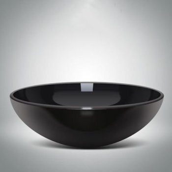 Круглая раковина из стекла RGS-175