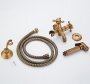 Гигиенический душ TSH-131, бронзовый, с краном - фото 3