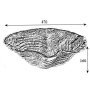 Круглая раковина из стекла RGS-092 - фото 4