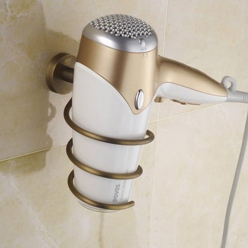 Бронзовый держатель для фена HHD-3