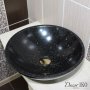 Раковина из гранита SS-295, черная - фото 7