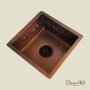 Медная мойка для кухни (квадратная) Koozee CW-28 - фото 4