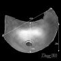 Раковина из бронзы BS-022-AG - фото 5