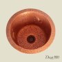 Медная кухонная мойка (круглая) Koozee CW-19 - фото 2