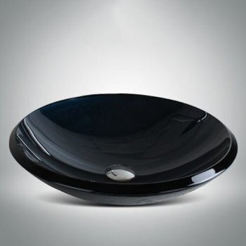 Круглая раковина из стекла RGS-173