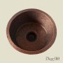 Медная мойка для кухни (круглая) Koozee CW-16 - фото 3