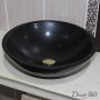 Раковина из гранита SS-189, черная - фото 6