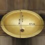 Раковина встраиваемая BOBS-3 из латуни - фото 2
