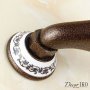 Смеситель для ванны с душем FSH-09 бронзовый - фото 3