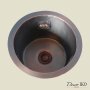 Медная мойка для кухни (круглая) Koozee CW-27 - фото 2