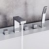 Смеситель на борт ванны 5 отверстий хром FBB-95