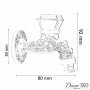 Кран для бани декоративный FKS-240 - фото 4