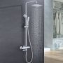 Белая душевая стойка WD-852