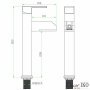 Смеситель для раковины с LED подсветкой LF-43h - фото 4