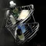 Угловая полка для ванной комнаты GS-012AL - фото 2